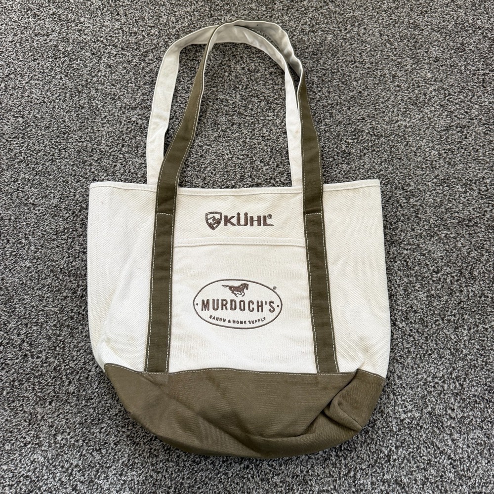 KUHL Murdoch's Ranch And Home Supply Cotton Canvas Tote Bag
